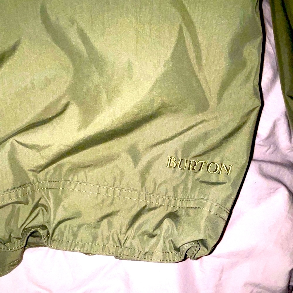 Burton Green Ski & Snowboard Jacket with High Collar - Picture 6 of 12
